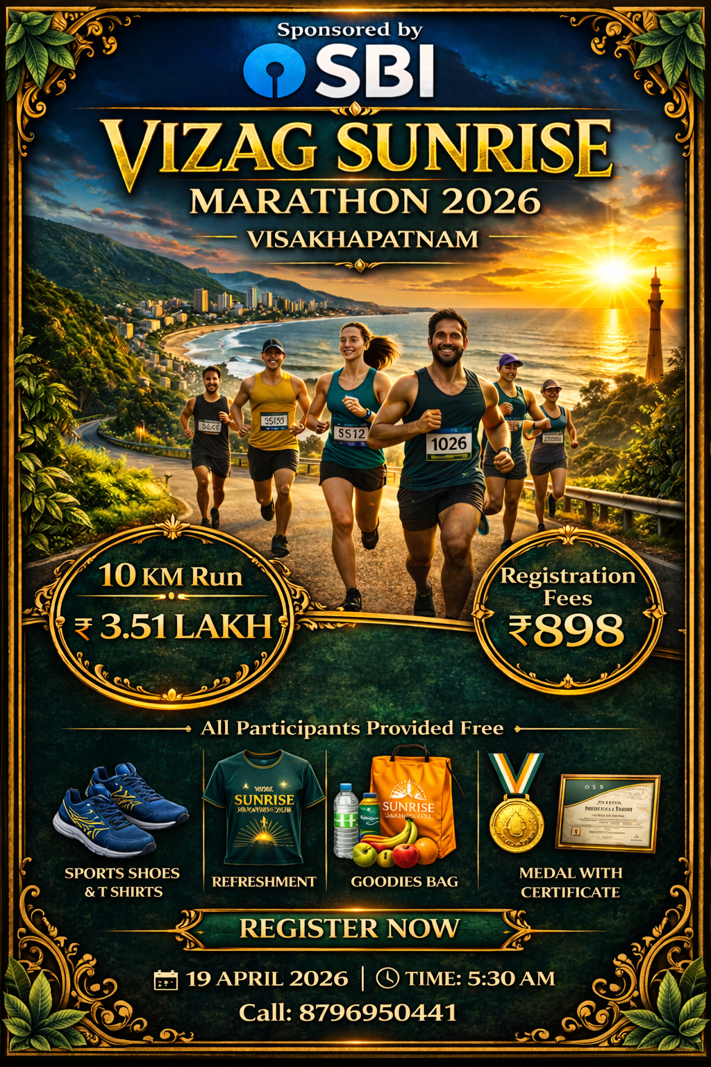 Vizag Sunrise 10 km Run Marathon
