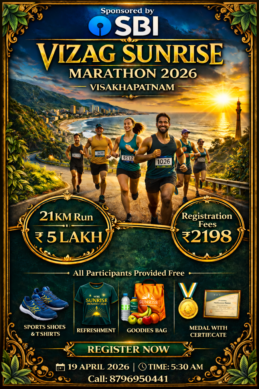 Vizag Sunrise 21 Km Run  Marathon